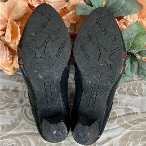 Pikolinos Lillie black leather ankle boots Size 39 - Picture 9 of 12